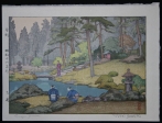 Toshi Yoshida - Linnoji Garden (Posthumous) - SOLD